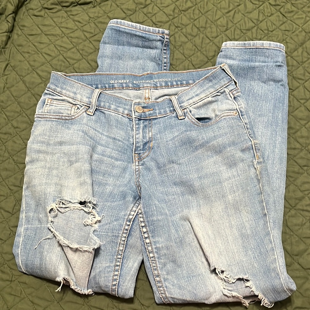 Boyfriend skinny jeans